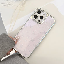 Load image into Gallery viewer, Gilt ins purple butterfly is suitable for Apple 15pro max mobile phone case iphone16 Epoxy 17 electroplating 14 Huawei