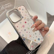 Load image into Gallery viewer, Dopamine star applies to 16 apple 15promax mobile phone case iphone17 mirror 13 electroplating 15 sweet cool hard