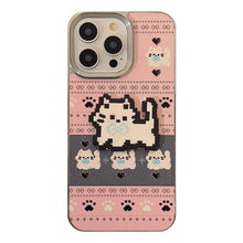 Load image into Gallery viewer, Fair Island cartoon apple 16 mobile phone case 17promax leather 15 for iPhone13 plating hard 11 couple