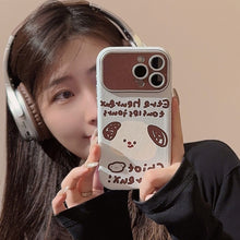 Load image into Gallery viewer, Leather cartoon animal suitable for 16 apple 15promax mobile phone case iphone14 couple 17 all-inclusive 13 Korean