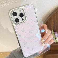 Load image into Gallery viewer, Gilt ins purple butterfly is suitable for Apple 15pro max mobile phone case iphone16 Epoxy 17 electroplating 14 Huawei