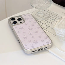 Load image into Gallery viewer, Gilt ins purple butterfly is suitable for Apple 15pro max mobile phone case iphone16 Epoxy 17 electroplating 14 Huawei