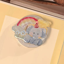 Load image into Gallery viewer, Gilt color illustration for Magsafe magnetic bracket personalized cartoon mobile phone airbag bracket telescopic portable
