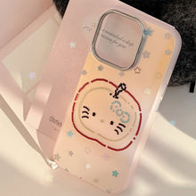 Load image into Gallery viewer, Gilt color stars for iphone15 mobile phone case 17Promax laser red apple 13 personality 14 cartoon 16