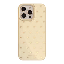 Load image into Gallery viewer, Gilt ins small love apple 16 mobile phone case for iPhone16pro max niche 15 glass 13 hard 12