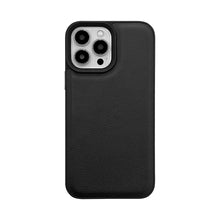 Load image into Gallery viewer, Simple black lychee pattern is suitable for Apple 16 mobile phone case iPhone17promax personality 11 leather pattern 13 advanced