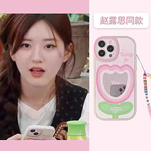 Load image into Gallery viewer, Zhao Ruth, the same style is suitable for iphone15pro max Apple 16 mobile phone case 13 chain X mirror 14 generation 11