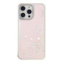 Load image into Gallery viewer, Gilt iphone16 mobile phone case 15promax pink cartoon cat 14 Apple 13 Epoxy 17 for Huawei