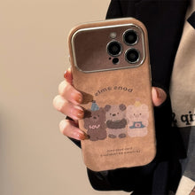 Load image into Gallery viewer, Autumn and winter cartoon small animals for iphone16 mobile phone case apple 15promax suede 14 hairball rope 17