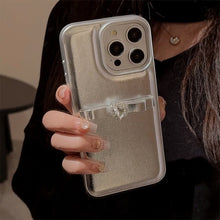 Load image into Gallery viewer, Three-dimensional French bow lanyard suitable for Apple 16 mobile phone case iPhone17promax temperament 11 leather case 13