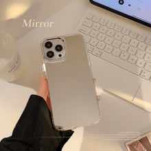 Load image into Gallery viewer, Electroplated mirror 17pro max for iphone16 Apple 15 mobile phone case 12 advanced sense 13pro simple 11