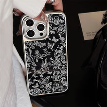 Load image into Gallery viewer, Gilt Apple 16promax mobile phone case iphone17 electroplating 13/14 butterfly 15 premium sense suitable for Huawei