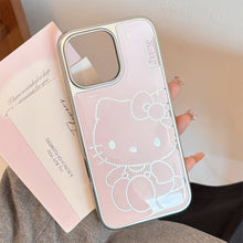 Load image into Gallery viewer, Gilt iphone16 mobile phone case 15promax pink cartoon cat 14 Apple 13 Epoxy 17 for Huawei