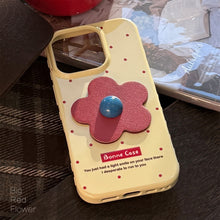 Load image into Gallery viewer, Red flower apple 16 mobile phone case iphone17promax for 12 leather pattern three-dimensional 14 retro 13 anti-drop