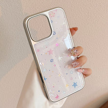 Load image into Gallery viewer, Gilt applicable to Apple 15promax mobile phone case iphone16 Epoxy dopamine star 17 electroplating 14 Huawei