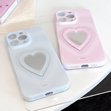 Load image into Gallery viewer, Love mirror three-dimensional application iphone16 mobile phone case Apple 15promax film soft 13 all-inclusive 17 niche
