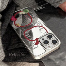 Load image into Gallery viewer, Premium sense is suitable for 16promax mobile phone case iphone17 mirror line Apple 15 electroplating silver 13 generation