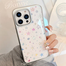 Load image into Gallery viewer, Gilt applicable to Apple 15promax mobile phone case iphone16 Epoxy dopamine star 17 electroplating 14 Huawei