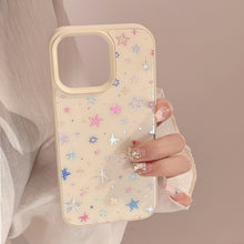 Load image into Gallery viewer, Gilt colorful stars Apple 16 mobile phone case for iPhone16Pro max small fresh 15 anti-drop 14/13