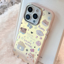 Load image into Gallery viewer, Gilt colored small animals are suitable for iphone16 mobile phone case 17Promax laser 15 anti-drop 14 generation 13 hard