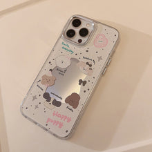 Load image into Gallery viewer, Sweet ins puppy iphone16 for 17pro max iPhone case 13 electroplated mirror 11 original 12