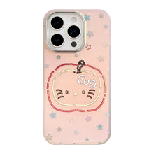 Load image into Gallery viewer, Gilt color stars for iphone15 mobile phone case 17Promax laser red apple 13 personality 14 cartoon 16