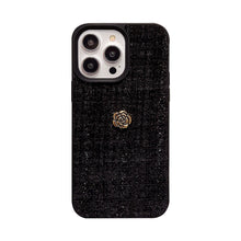 Load image into Gallery viewer, Woolen camellia Apple 16 mobile phone case 17promax autumn and winter 15 is suitable for iPhone13 Xiaoxiangfeng 11 generation