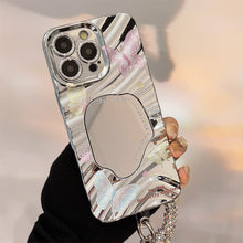 Load image into Gallery viewer, Color butterfly iPhone15 iPhone case 17 premium sense 11 mirror 13promax for 16 lanyard hard