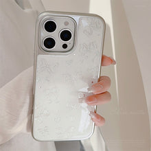 Load image into Gallery viewer, Gilt Apple 16promax mobile phone case iphone15 pearl bow 13 electroplating 17 for Huawei P70