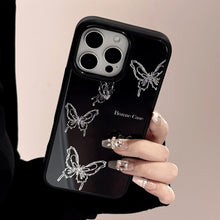 Load image into Gallery viewer, Gilt ins butterfly iphone17 apple 15promax phone case 13/14 glass 12 for 16plus hard