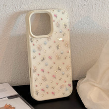 Load image into Gallery viewer, Gilt ins color floral apple 16 mobile phone case 15 for iPhone16Pro max glass 13 hard 12/11