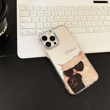 Load image into Gallery viewer, Sunglasses cool cat iPhone17 is suitable for 16promax Apple mobile phone case 11 niche funny 12 mirror 15 generation