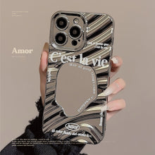 Load image into Gallery viewer, Minimalist English iPhone17promax iPhone case 14 Personality and high-end sense 11 Mirror 13 Electroplating 16 Hard