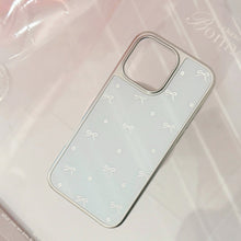 Load image into Gallery viewer, Gilt applicable to Apple 16Pro Max mobile phone case iphone17 electroplated bow 14 small fresh Huawei P70