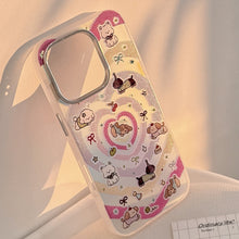 Load image into Gallery viewer, Gilt laser is suitable for iphone16 mobile phone case 17Promax Apple 15 anti-drop 14 color love cartoon 13 Korea