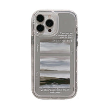 Load image into Gallery viewer, ins oil painting cloud sea for 16Pro Max Apple 17 mobile phone case iPhone literary style 13 mirror 11 advanced