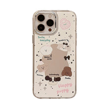 Load image into Gallery viewer, Sweet ins puppy iphone16 for 17pro max iPhone case 13 electroplated mirror 11 original 12