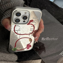 Load image into Gallery viewer, Premium sense is suitable for 16promax mobile phone case iphone17 mirror line Apple 15 electroplating silver 13 generation