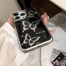 Load image into Gallery viewer, Gilt iphone16 Epoxy Case Apple 15Pro Max Mobile Phone Case 14 Dark Wind Butterfly 17 Suitable for Huawei