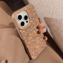 Load image into Gallery viewer, Leather gentle small floral application iphone16 apple 15 mobile phone case 17promax retro 13 autumn and winter literature and art
