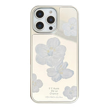 Load image into Gallery viewer, Gentle temperament applies to 16 Apple 15promax mobile phone case iphone17 mirror flower 13 Korean 15 electroplating
