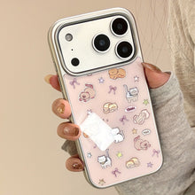 Load image into Gallery viewer, Gilt cute cat for apple 17pro max mobile phone case iphone16 electroplating 14 hard 13 huawei p70