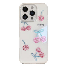 Load image into Gallery viewer, Gilt Ruby Cherry Mobile Phone Case Suitable for 16 Apple 17Promax Premium iPhone13 Hard 12 Generation 14