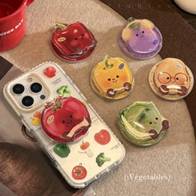 Load image into Gallery viewer, Gilt Vegetable Cartoon Suitable for Magsafe Magnetic Bracket Mobile Phone Airbag Bracket Telescopic Portable Advanced Personality