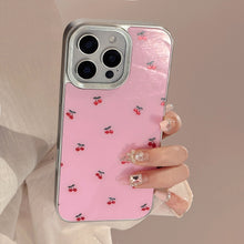 Load image into Gallery viewer, Gilt ins cherry full screen Apple 16 mobile phone case 17pro max suitable for iPhone15 anti-drop 14 glass 13