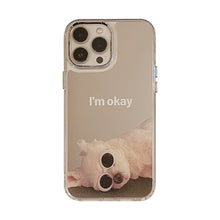 Load image into Gallery viewer, Funny dog iphone16 is suitable for 17promax Apple mobile phone case 15 electroplated mirror 11 makeup mirror
