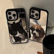 Load image into Gallery viewer, Couple trendy cool cats and dogs are suitable for Apple 16promax mobile phone case personalized iphone17 anti-drop 13 mirror 15 hard