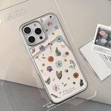 Load image into Gallery viewer, Small fresh flowers are suitable for 16 Apple 15promax mobile phone case iphone17 mirror 13 electroplating hard 15 Huawei
