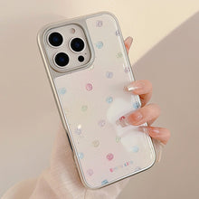 Load image into Gallery viewer, Gilt applicable Apple 15promax mobile phone case iphone16 color graffiti 17 electroplated silver 14 Epoxy Huawei