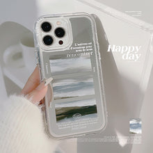 Load image into Gallery viewer, ins oil painting cloud sea for 16Pro Max Apple 17 mobile phone case iPhone literary style 13 mirror 11 advanced